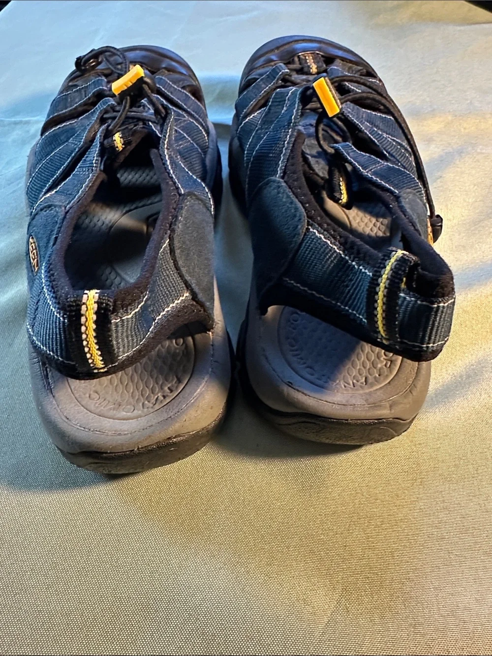 Keen Men’s Navy Blue and Black Slip-On Sandal Loafers